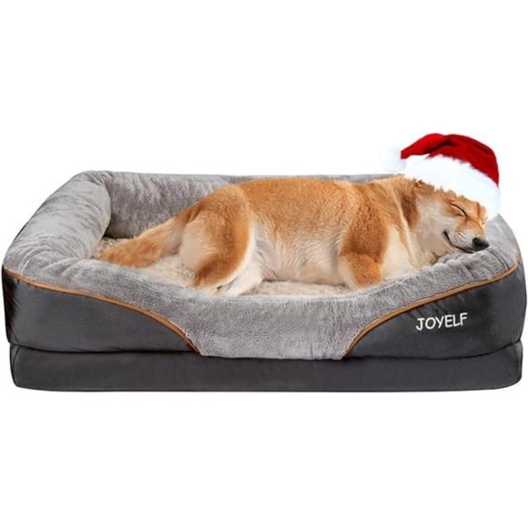 Large Memory Foam Dog Bed Orthopedic Dog Bed & Sofa w/ Removable Washable Cover